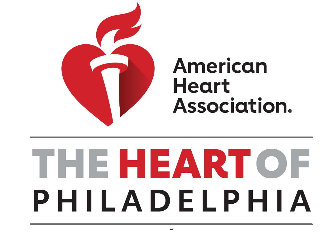 American Heart Association The Heart of Philadelphia Logo